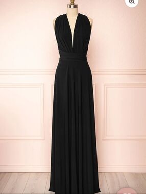 Violaine Black Convertible Maxi Dress by Boutique 1861